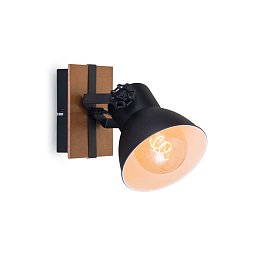Obrázek pro produkt Bodové svítidlo 21 cm 1x E27 max. 25W černá - BRILO