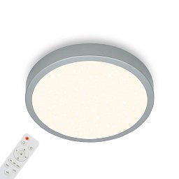 Obrázek pro produkt CCT LED přisazené svítidlo pr. 38 cm, 22 W, 2900 lm, stříbrná - BRILO