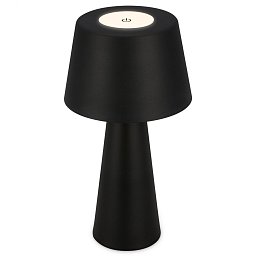 Obrázek pro produkt LED nabíjecí stolní lampa pr.16,5 cm 3,5W 400lm černá - BRILO