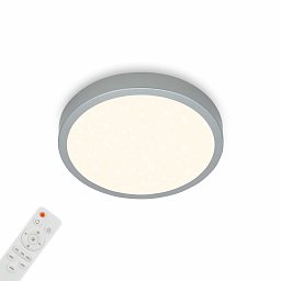 Obrázek pro produkt CCT LED přisazené svítidlo pr. 28 cm, 18 W, 2000 lm, stříbrná - BRILO