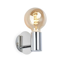 Obrázek pro produkt Nástěnné svítidlo 10 cm 1x E27 max. 10 W chrom - BRILO