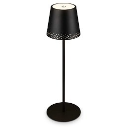 Obrázek pro produkt LED nabíjecí stolní lampa 38 cm 2,6W 280lm černá - BRILO