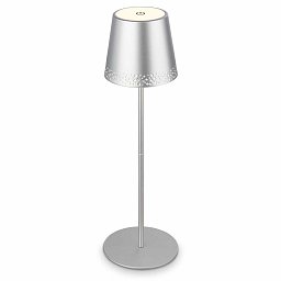 Obrázek pro produkt LED nabíjecí stolní lampa 38 cm 2,6W 280lm chrom - BRILO