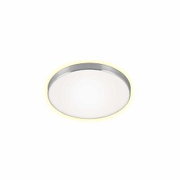 Obrázek pro produkt LED stropní svítidlo, pr. 28,5 cm, 12 W, hliník-bílé - BRILONER