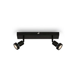 Obrázek pro produkt Bodové svítidlo 32 cm 2xGU10 4,9W 460lm černá - BRILONER