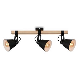 Obrázek pro produkt Bodové svítidlo 68 cm 3x E27 40W černá - BRILO