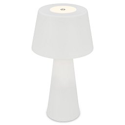 Obrázek pro produkt LED nabíjecí stolní lampa pr.16,5 cm 3,5W 400lm bílé - BRILO