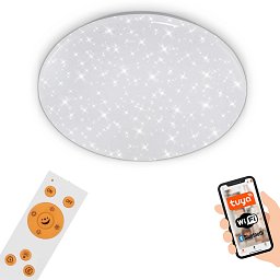 Obrázek pro produkt SMART LED stropní svítidlo, noční světlo, stmívatelné - BRILO