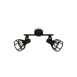 Obrázek pro produkt Bodové svítidlo 30 cm 2x E14 25W černá - BRILO