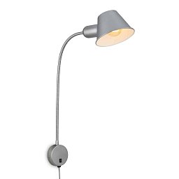 Obrázek pro produkt Noční lampička 55 cm 1x E27 10W chrom - BRILONER