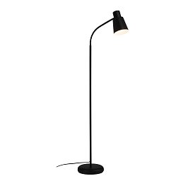 Obrázek pro produkt Stojací svítidlo, 128 cm, 1x E27, max. 10W, černá - BRILO