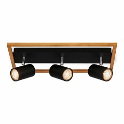 Obrázek pro produkt Spot, 43 cm, 3x GU10, max. 9W, černá - BRILO