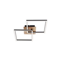 Obrázek pro produkt LED stropní svítidlo, 62 cm, 24 W, černá - BRILO