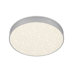 Obrázek pro produkt LED stropní svítidlo hvězdné nebe, pr. 28,7 cm, 21 W, stříbrná - BRILONER