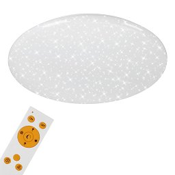 Obrázek pro produkt LED stropní svítidlo hvězdné nebe, CCT, noční světlo, dálkový ovladač, stmívatelné - BRILO