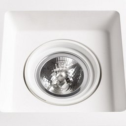 Obrázek pro produkt Zápustné svítidlo DINO SQUARE FRAMELESS sádrová náklopná 12V G53 - RED - DESIGN RENDL