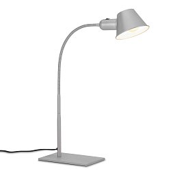 Obrázek pro produkt Stolní lampa, 23 cm, 1x. E27, max. 10 W, matný chrom - BRILO