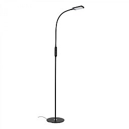 Obrázek pro produkt LED CCT stojací svítidlo s dotykovým vypínačem pr. 24 cm 7W 700lm černá - BRILO