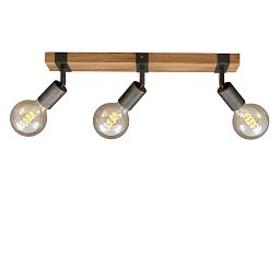 Obrázek pro produkt Bodové svítidlo 48 cm 3x E27 25W šedá - BRILO