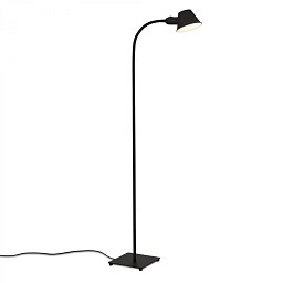 Obrázek pro produkt Stojací svítidlo 152 cm 1x E27 10W černá - BRILO