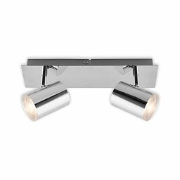 LED bodové svítidlo 29 cm 2xGU10 max. 5W chrom - BRILONER Obrázek pro produkt LED bodové svítidlo 29 cm 2xGU10 max. 5W chrom - BRILONER