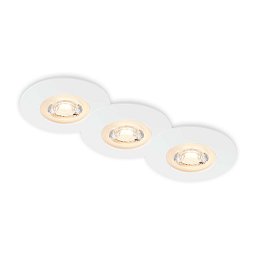 Obrázek pro produkt LED vestavná svítidla, pr.9 cm, 3x LED, 5 W, 480 lm, bílé - BRILONER
