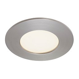 Obrázek pro produkt 3ks sada LED vestavné svítidlo, pr. 8,5 cm, 5 W, matný nikl - BRILONER