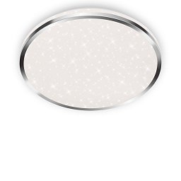 Obrázek pro produkt LED stropní svítidlo hvězdné nebe, pr. 33 cm, 18 W, chrom - BRILONER