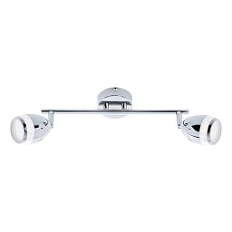LED bodové svítidlo 32,4 cm 2x4W 350lm chrom - BRILONER Obrázek pro produkt LED bodové svítidlo 32,4 cm 2x4W 350lm chrom - BRILONER