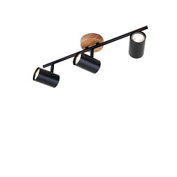 Obrázek pro produkt Bodové svítidlo 47,3 cm 3xGU10 max. 35W černá - BRILONER