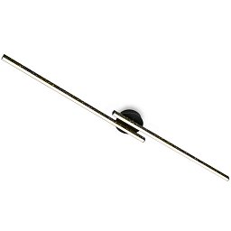 Obrázek pro produkt LED nástěnné a stropní svítidlo, 135 cm, 24 W, 1400 lm, černá - BRILO