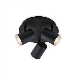 LED bodové svítidlo pr. 21 cm 3xGU10 max. 5W černá - BRILONER Obrázek pro produkt LED bodové svítidlo pr. 21 cm 3xGU10 max. 5W černá - BRILONER