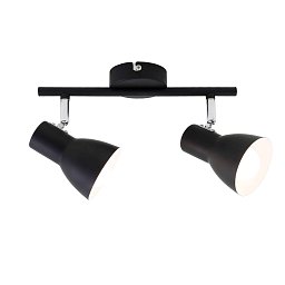 Obrázek pro produkt Bodové svítidlo 27,5 cm 2x E14 25W černá - BRILONER