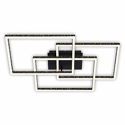 Obrázek pro produkt LED stropní svítidlo, 52 cm 57 W, 5700 lm, černá - BRILO