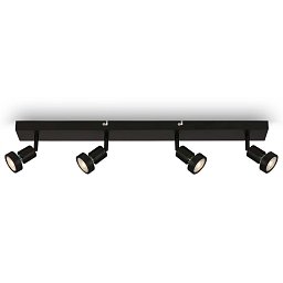 Obrázek pro produkt Bodové svítidlo 64 cm 4xGU10 4,9W 460lm černá - BRILONER