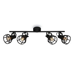 Obrázek pro produkt Bodové svítidlo 70,5 cm 4x E14 25W černá - BRILO
