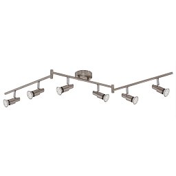 Obrázek pro produkt Bodové svítidlo 120 cm 6xGU10 18W 1680lm matný nikl - BRILONER