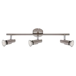 Obrázek pro produkt Bodové svítidlo 47,5 cm 3xGU10 9W 840lm matný nikl - BRILONER