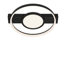 Obrázek pro produkt LED stropní svítidlo 43,5 cm 33W 3100lm černá - BRILONER