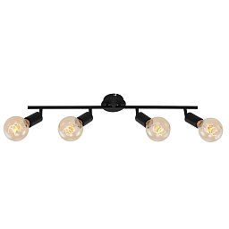 Obrázek pro produkt Bodové svítidlo 69,5 cm 4x E27 60W černá - BRILONER
