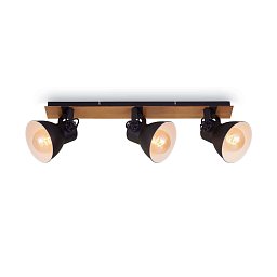 Obrázek pro produkt Bodové svítidlo 74 cm 3x E27 40W černá - BRILO