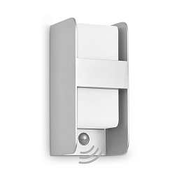 Obrázek pro produkt Venkovní svítidlo, senzor, stříbrná, 1x e27 max. 12W bez - BRILONER