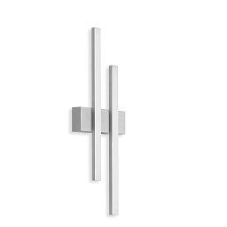 Obrázek pro produkt TELEFUNKEN LED venkovní svítidlo 47 cm 2x8W 960lm stříbrná - BRILONER