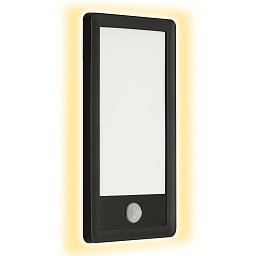 Obrázek pro produkt TELEFUNKEN LED venkovní nástěnné svítidlo s čidlem, 28 cm, 16 W, černá - BRILONER