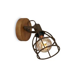 Obrázek pro produkt Bodové svítidlo pr. 15 cm 1x E27 25W hnědé - BRILO