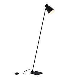 Obrázek pro produkt Stojací svítidlo, 127 cm, 1x E27, max. 10W, černá - BRILO