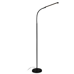 Obrázek pro produkt LED stojací svítidlo, 126,5 cm, LED modul, 6W, 600lm, černá - BRILO