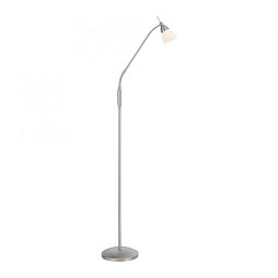 Obrázek pro produkt PINO LED stojací svítidlo stříbrná opálové sklo 3 krokové dotykový stmívač nastavitelné 3000K - PAUL NEUHAUS