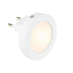 Obrázek pro produkt LED senzor noční světlo, 6,5 cm, 0,5W, 30lm, bílé - BRILONER