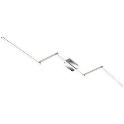 Obrázek pro produkt LED stropní svítidlo, 227,2 cm, 24 W, hliník-chrom - BRILO